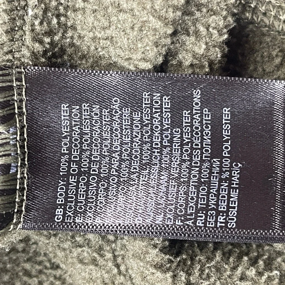 The North Face Pullover Men M TKA Glacier 1/4 Zip Olive Green EUC NF0A3YR1